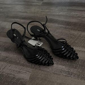 Zara Elegant Black Heels